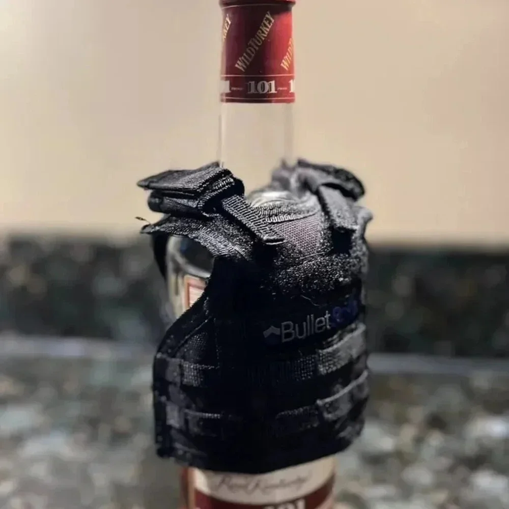 NEW Tactical Bullet Safe Black Vest Bottle Insulator * Shot Show Swag 2023